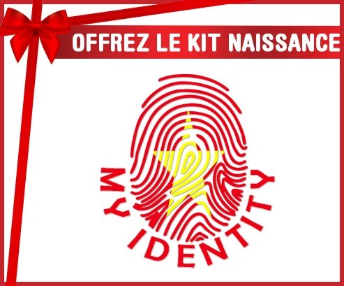 kit naissance bébé personnalisé Empreinte My Identity Vietnam