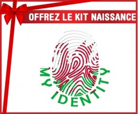 kit naissance bébé personnalisé Empreinte My Identity Pays de Galles