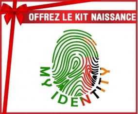 kit naissance bébé personnalisé Empreinte My Identity Zambie