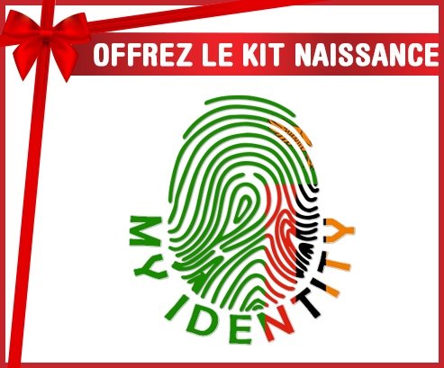 kit naissance bébé personnalisé Empreinte My Identity Zambie