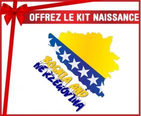 kit naissance bébé personnalisé Bosnia and Herzegovina maps