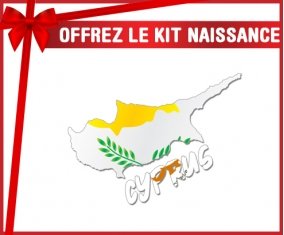 kit naissance bébé personnalisé Cyprus maps