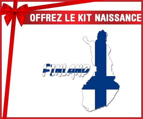 kit naissance bébé personnalisé Finland maps