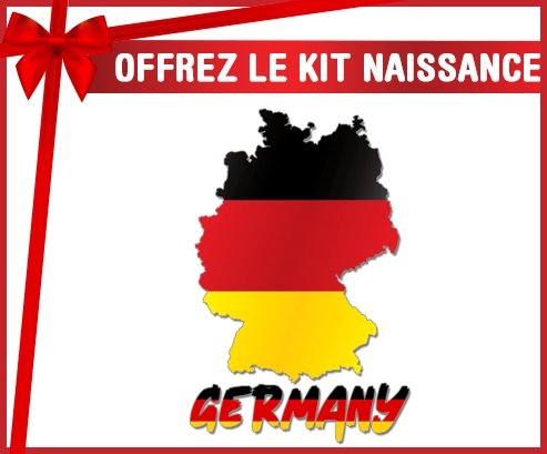 kit naissance bébé personnalisé Germany maps