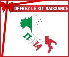 kit naissance bébé personnalisé Italia maps