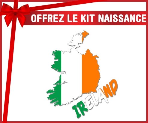 kit naissance bébé personnalisé Ireland maps