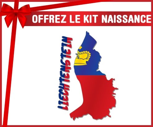 kit naissance bébé personnalisé Liechtenstein maps