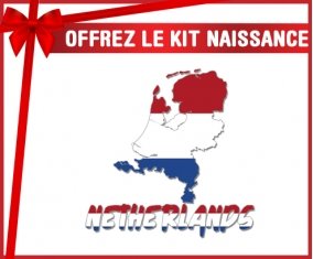 kit naissance bébé personnalisé Netherland maps