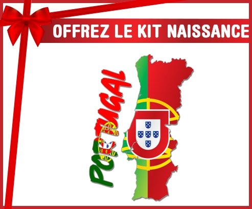 kit naissance bébé personnalisé Portugal maps