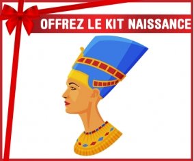 kit naissance bébé personnalisé Néfertiti