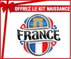 kit naissance bébé personnalisé Flag France design 1