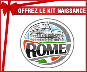 kit naissance bébé personnalisé Ville de Rome