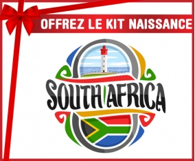 kit naissance bébé personnalisé Flag South Africa