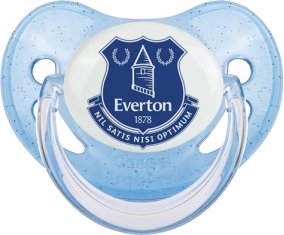 Everton Football Club Sucette Physiologique Bleue à paillette