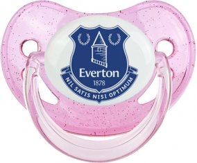 Everton Football Club Sucette Physiologique Rose à paillette
