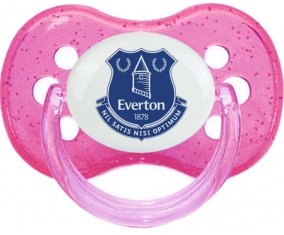 Everton Football Club Sucette Cerise Rose à paillette