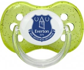 Everton Football Club Sucette Cerise Vert à paillette
