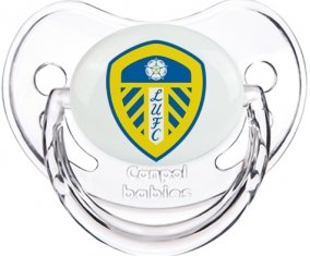 Leeds United Football Club Tétine Physiologique Transparent classique