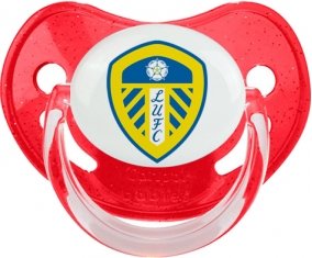 Leeds United Football Club Tétine Physiologique Rouge à paillette