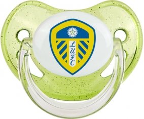 Leeds United Football Club Tétine Physiologique Vert à paillette