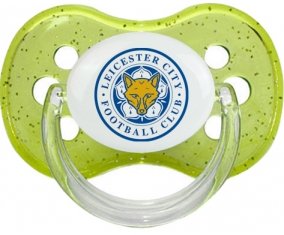 Leicester City Football Club Sucette Cerise Vert à paillette