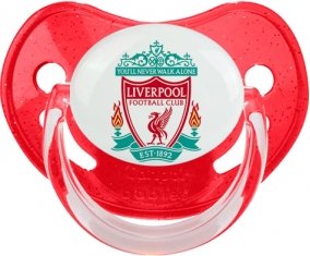 Liverpool Football Club Sucette Physiologique Rouge à paillette