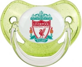 Liverpool Football Club Sucette Physiologique Vert à paillette