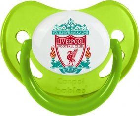 Liverpool Football Club Sucette Physiologique Vert phosphorescente