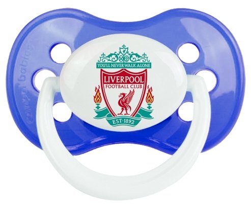 Liverpool Football Club Tétine Anatomique Bleu classique