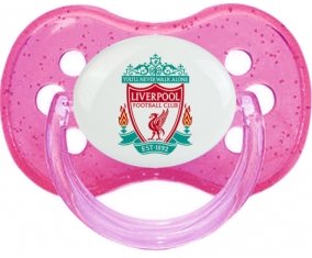 Liverpool Football Club Sucette Cerise Rose à paillette