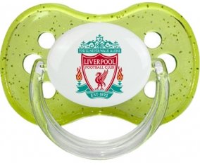 Liverpool Football Club Sucette Cerise Vert à paillette