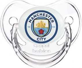 Manchester City Football Club Sucette Physiologique Transparent classique