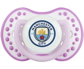 Manchester City Football Club Sucette LOVI Dynamic Blanc-mauve classique