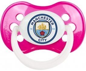 Manchester City Football Club Sucette Anatomique Rose foncé classique