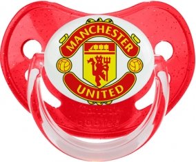 Manchester United Football Club Tétine Physiologique Rouge à paillette