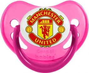 Manchester United Football Club Tétine Physiologique Rose phosphorescente