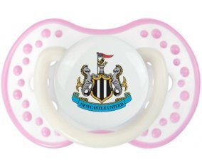 Newcastle United Football Club Tétine LOVI Dynamic Blanc-rose phosphorescente