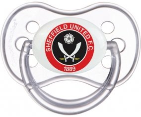 Sheffield United Football Club Tétine Anatomique Transparente classique