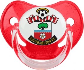 Southampton Football Club Sucette Physiologique Rouge à paillette