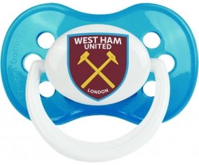 West Ham United Football Club Tétine Anatomique Cyan classique