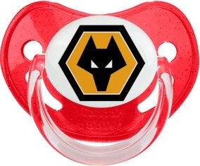 Wolverhampton Wanderers Football Club Sucette Physiologique Rouge à paillette
