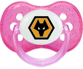 Wolverhampton Wanderers Football Club Tétine Cerise Rose à paillette