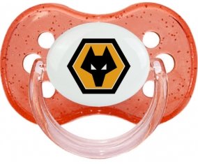 Wolverhampton Wanderers Football Club Tétine Cerise Rouge à paillette