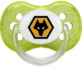 Wolverhampton Wanderers Football Club Tétine Cerise Vert à paillette
