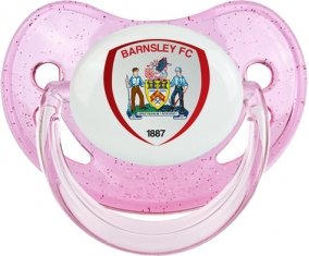 Barnsley Football Club Tétine Physiologique Rose à paillette