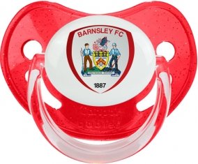 Barnsley Football Club Tétine Physiologique Rouge à paillette