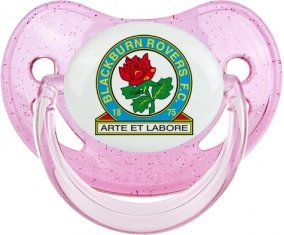 Blackburn Rovers Football Club Sucette Physiologique Rose à paillette