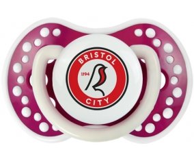 Bristol City Football Club Tétine LOVI Dynamic Fuchsia phosphorescente