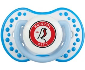 Bristol City Football Club Tétine LOVI Dynamic Blanc-bleu phosphorescente