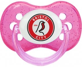 Bristol City Football Club Sucette Cerise Rose à paillette